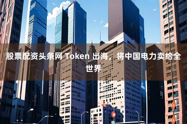 股票配资头条网 Token 出海，将中国电力卖给全世界